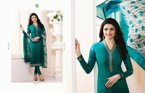 FRENCH PRINTED CREPE DESIGNER WORK SUITS