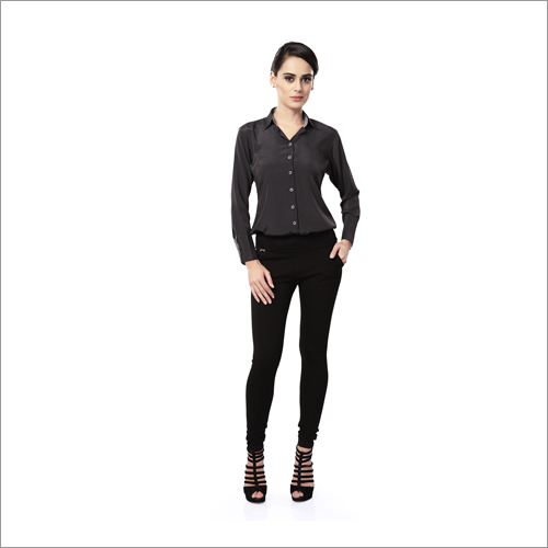 Ladies Formal Black Shirts