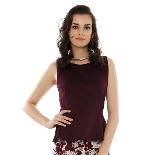 Ladies Peplum Western Top