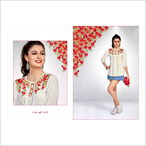 Ladies Embroidered Fancy Western Top By SYASII DESIGNERS LLP