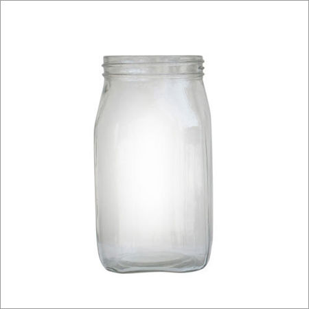 Transparent Glass Jar