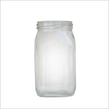 Square Glass Jar