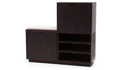 Mahogany Lifeestyle Adler Shoe Rack (Mahogany)