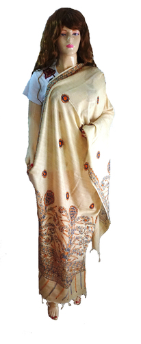 Madhubani Painting Ladies Shawl
