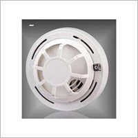 Wireless Heat Detector - Abs Plastic 100mm Dia, White | Wireless, Thermal Sensor, Emergency Alert, Battery Powered