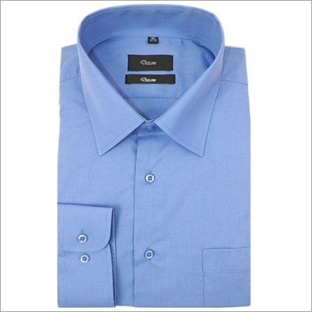 Mens Blue Office Shirt