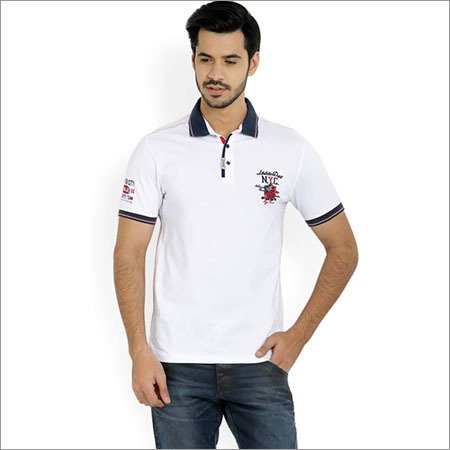 Mens Collar Designer T-Shirt