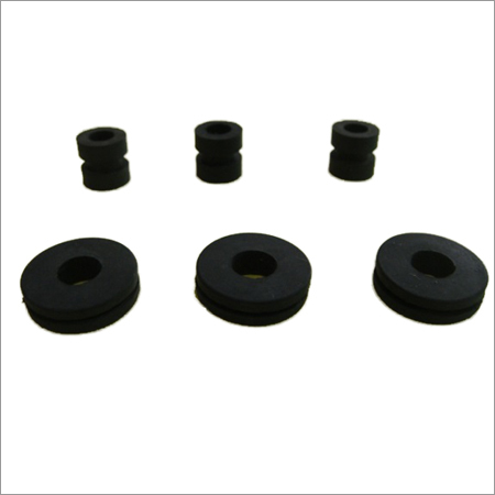 Black Rubber Moulded Grommet