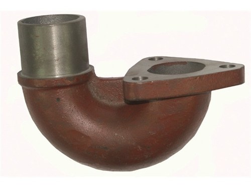 Silencer Elbow (180° - 3 Hole) Cast Iron, Uncoated | Noise Reduction, Precise Fit, Corrosion Resistant, Easy Installation