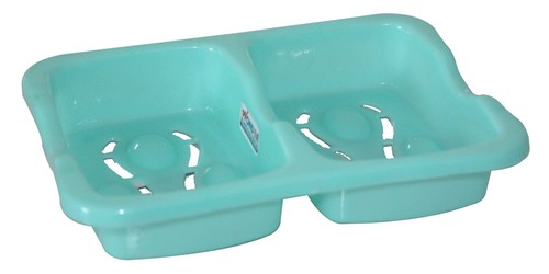 Multi Color Plastic Soap Dish Beauty Double