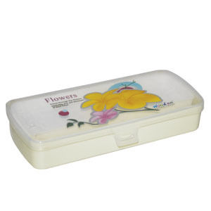 Multi Color Plastic Printed Pencil Box Lovely