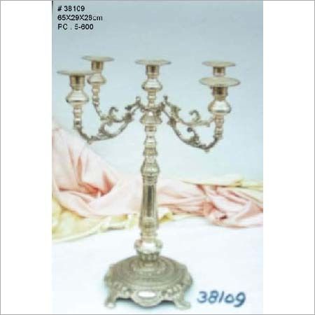 Plating Pedis Aluminum Candle Stand