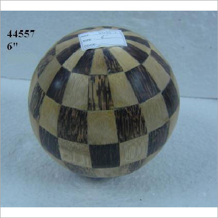 Cream And Brown Home Decor Bone Balls