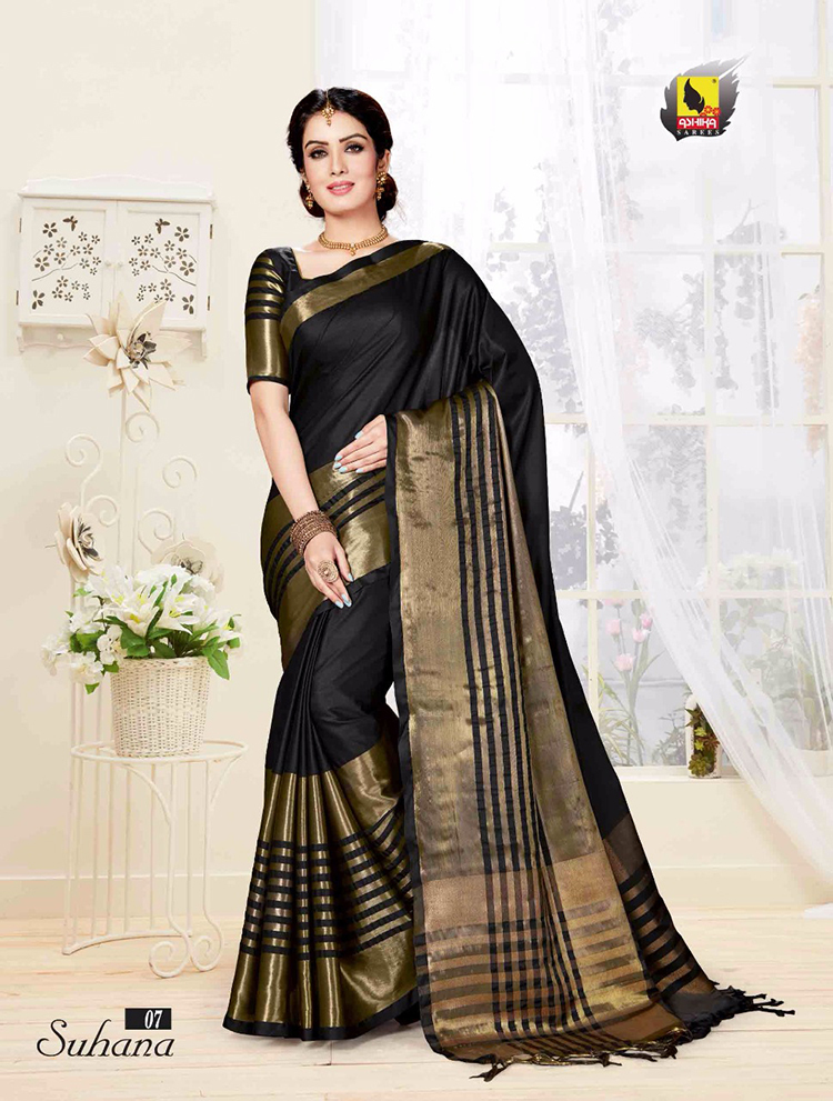 Black Ashika Saree 7