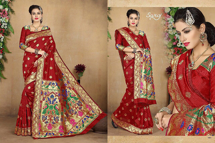 SAROJ KANJIVARAM SILK SAREE 1001