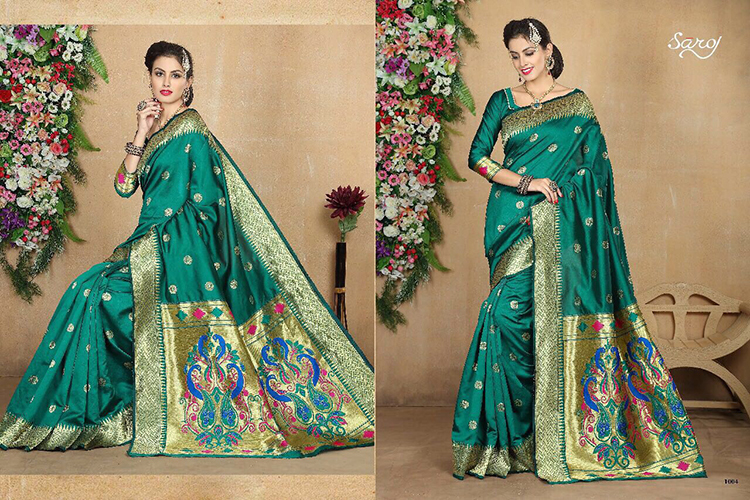 SAROJ KANJIVARAM SILK SAREE 1004