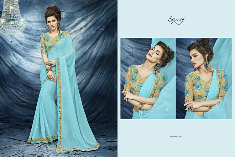 SAROJ RUBY SAREE 1002