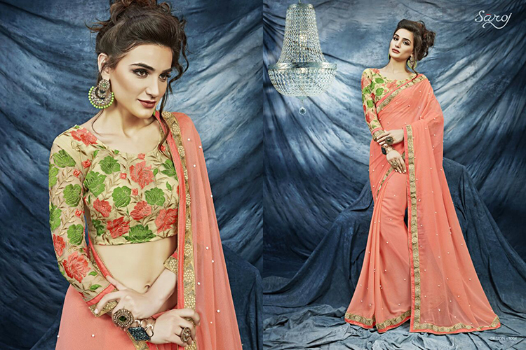 SAROJ RUBY SAREE 1004