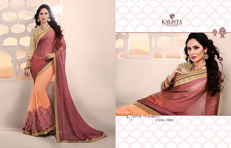 Chiffon Kalista Queen Vol 2 Saree 18002