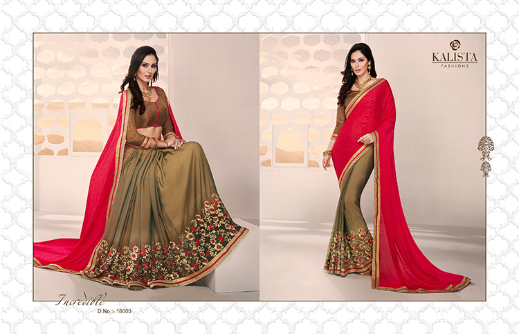 KALISTA QUEEN GEORGETTE SAREE