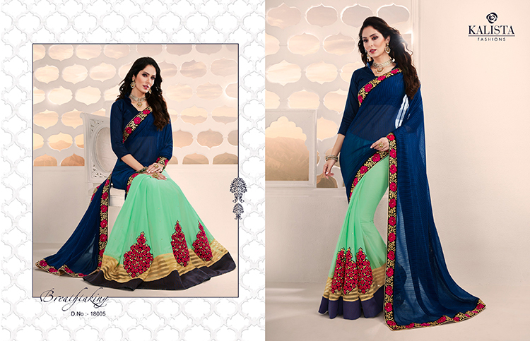 KALISTA QUEEN VOL SAREE 18005