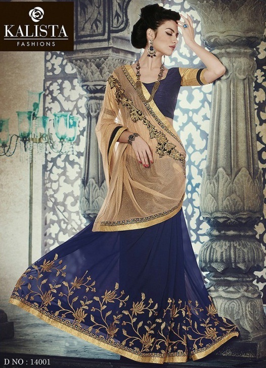 KALISTA QUEEN GEORGETTE CASUAL WEAR SAREE