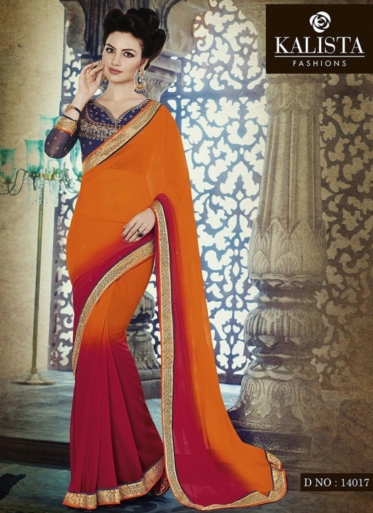 KALISTA QUEEN VOL-1 SAREE 14017