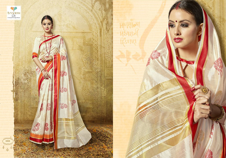 TRIVENI SILK MANIA CASUAL WEAR SAREE