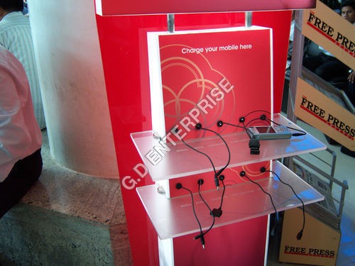 Acrylic Mobile Charging Station