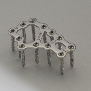 White & Black Orthopaedic Implants Calcaneal Locking Plate