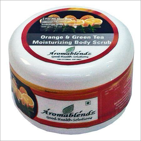 Aromablendz Orange And Green Tea Body Scrub