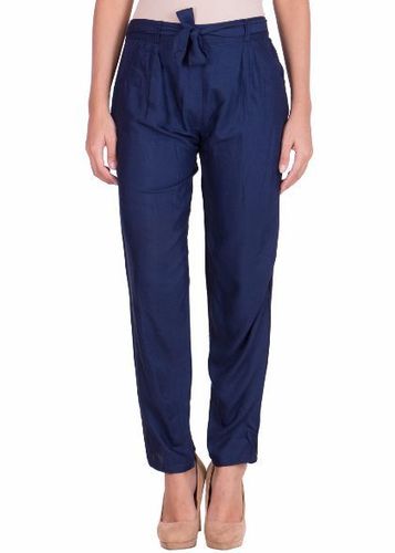 Navy Blue Narrow Fit Trouser