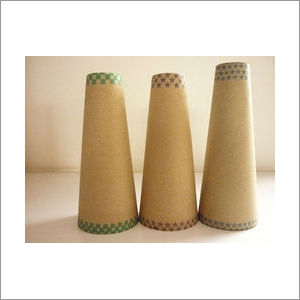 Brown Textile Paper Cones