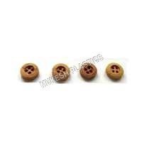Small 4 Hole Wooden Button