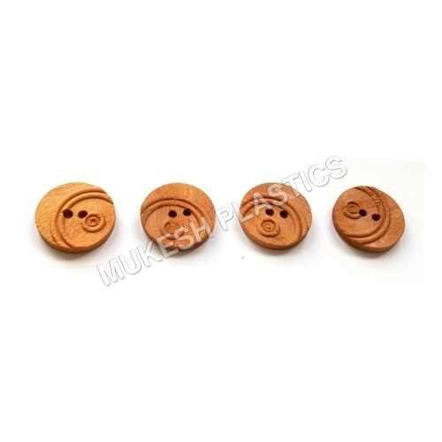 Fancy Wooden Button for Kurta