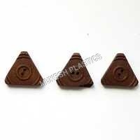Triangle Wooden Button