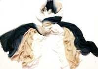 Ombre Dyed Rayon Scarves - 100x200 Cm, Handmade Long Design For Daily Use, Lightweight At 140g