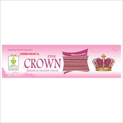 Pink Crown Premium Incense Sticks Pouch Pack