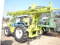 Tractor Mounted Drilling Rig With Single Rod Changer