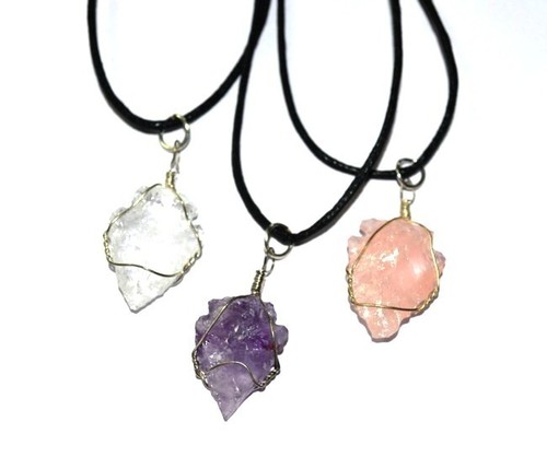 Mix Quartz Arrowheads Pendants