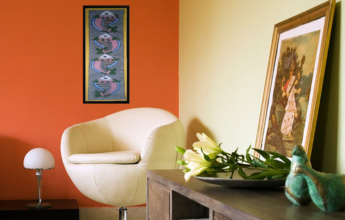 Madhubani Peacock Painting