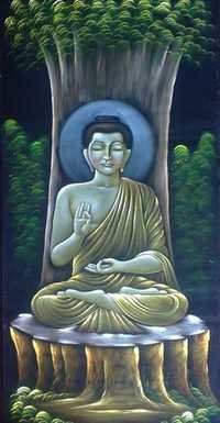 Buddha Teaching Painting