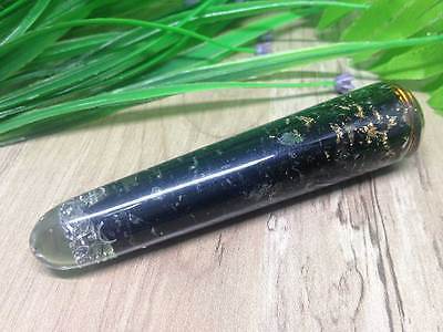 Lapis Lazuli Faceted Orgone Massage Wand