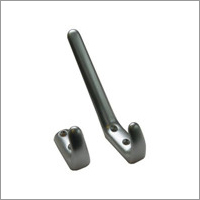 Hooks - Aluminum, 4x2 Inches, Silver Finish | Durable, Easy Install, Space Saving, Strong Grip, Stylish Design, Versatile