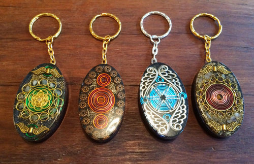 Orgone Oval Keyring