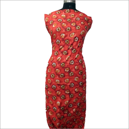Ladies Rayon Printed Kurta With Black Embroidery