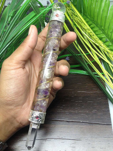 Orgone Amethyst Healing Wand