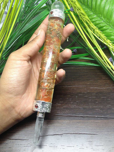Orgone Carnelian Healing Wand
