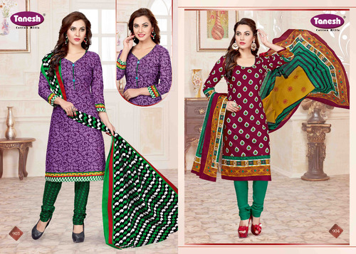 TANISHA COTTON PRINTED DRESS MATERIAL