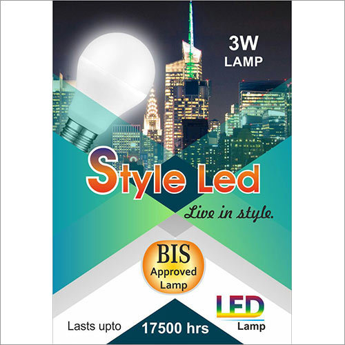 3W Led Bulb Body Material: Aluminum
